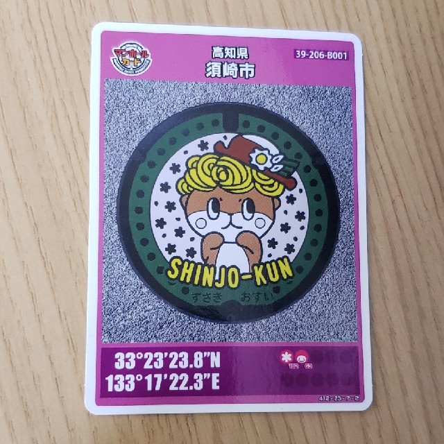 高知県 須崎市 マンホールカード しんじょう君 エンタメ/ホビーのトレーディングカード(その他)の商品写真