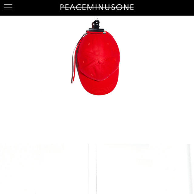 PEACEMINUSONE(ピースマイナスワン)のpeaceminusone  キャップ メンズの帽子(キャップ)の商品写真