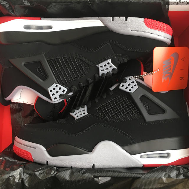 AIR JORDAN 4 RETRO BRED ナイキ エアジョーダン4