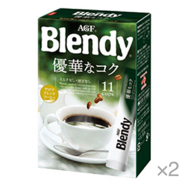 AGF(エイージーエフ)のBlendy ブレンディスティックコーヒー「優華なコク」22本 食品/飲料/酒の飲料(コーヒー)の商品写真