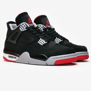 ナイキ(NIKE)の【superjordans様専用】NIKE AIR JORDAN 4 BRED(スニーカー)