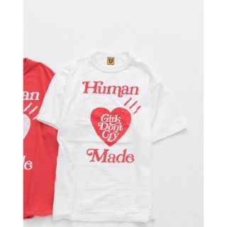 ジーディーシー(GDC)のhuman made×girls don't cry 白 XLサイズ(Tシャツ/カットソー(半袖/袖なし))