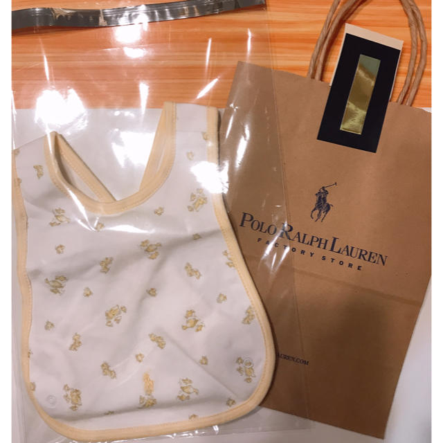 Ralph Lauren(ラルフローレン)のw.kay6006様専用！  ラルフローレン ユニセックスアヒルさん親子 スタイ キッズ/ベビー/マタニティのこども用ファッション小物(ベビースタイ/よだれかけ)の商品写真