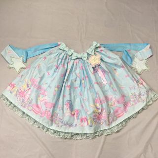 アンジェリックプリティー(Angelic Pretty)のangelic pretty ベビールーム スカート サックス babyroom(ひざ丈スカート)