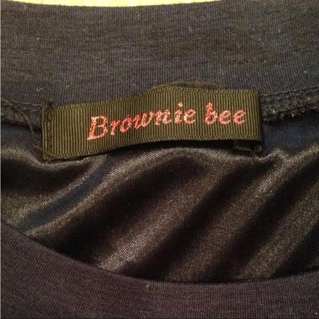 Brownie bee(ブラウニービー)のBrownie bee ネイビー ワンピース レディースのワンピース(ひざ丈ワンピース)の商品写真