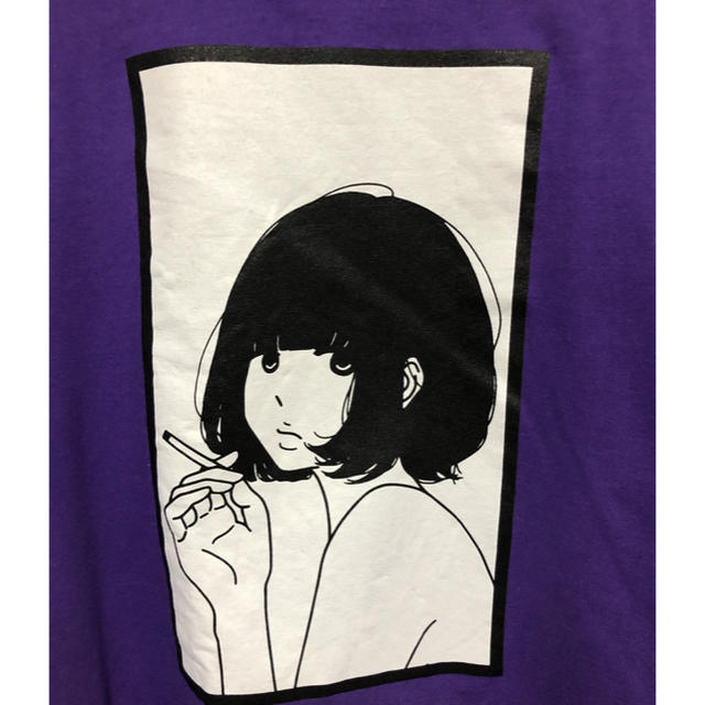 夕海×0.14 超レア ロングTシャツ 紫 XXL - Tシャツ/カットソー(七分/長袖)