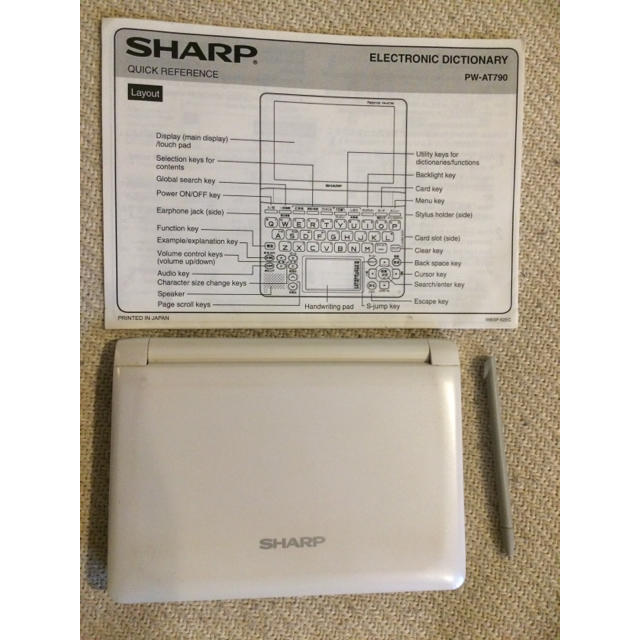 SHARP(シャープ)の電子辞書 スマホ/家電/カメラのスマホ/家電/カメラ その他(その他)の商品写真