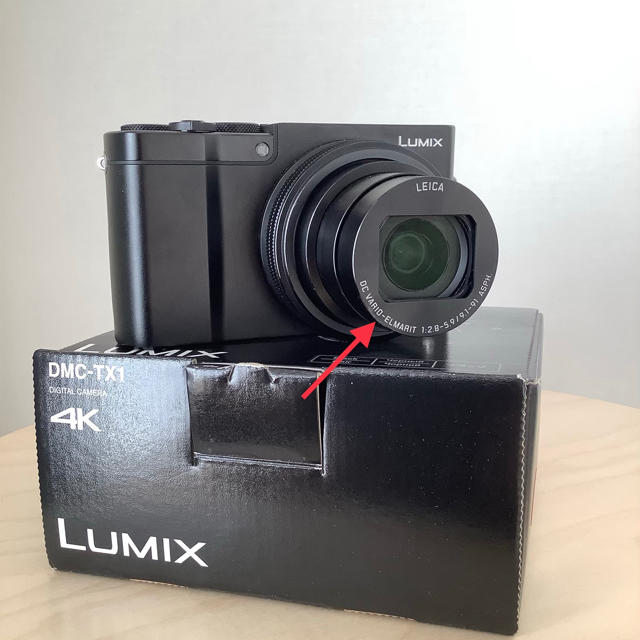 Panasonic(パナソニック)のPanasonic LUMIX DMC-TX1 10倍ズーム 4K動画 スマホ/家電/カメラのカメラ(コンパクトデジタルカメラ)の商品写真