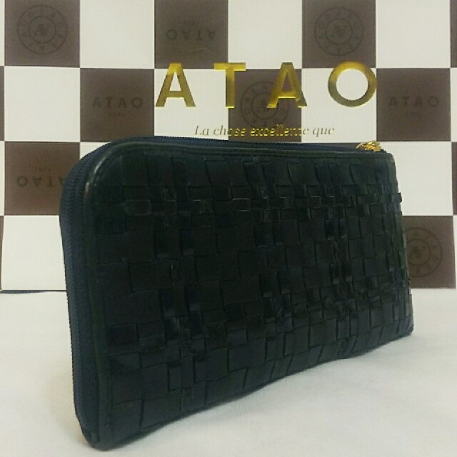 ATAO(アタオ)の《良品》アタオ　アニバーサリールーク　名品ネイビー　(本体のみ) レディースのファッション小物(財布)の商品写真