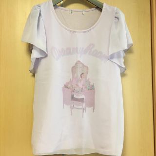 ウィゴー(WEGO)のWEGO 袖フリル Tシャツ(Tシャツ(半袖/袖なし))