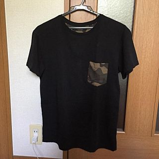 ザラ(ZARA)のZARA 胸ポケ迷彩Tシャツ(Tシャツ/カットソー(半袖/袖なし))