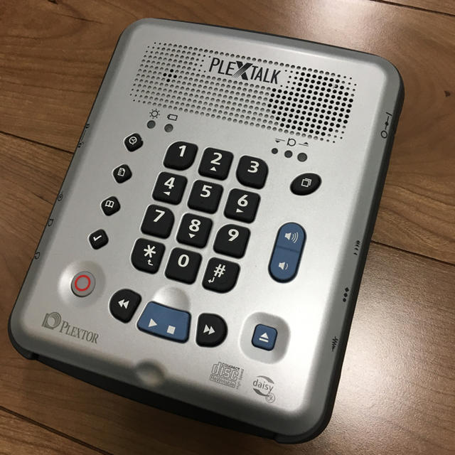 プレクストークポータブルレコーダー PTR2 視覚障害者用向け plextalk
