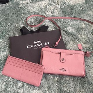 コーチ(COACH)のコーチ 斜めがけお財布ショルダーバック(ショルダーバッグ)