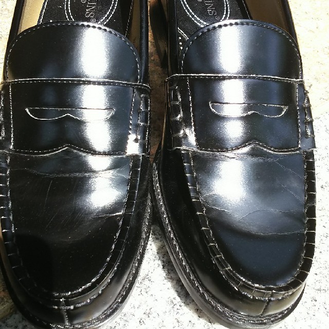 26㌢ EEE 学生 ローファー レディースの靴/シューズ(ローファー/革靴)の商品写真