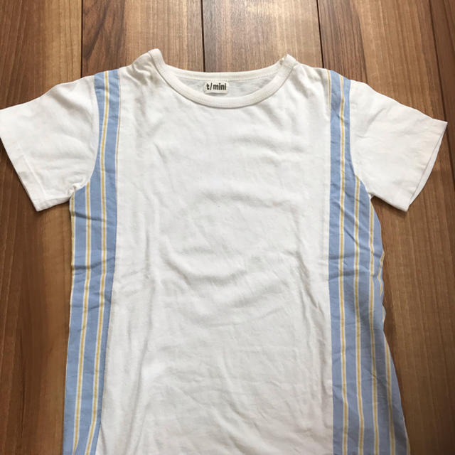 t/mini(ターカーミニ)の切り替え半袖 140cm キッズ/ベビー/マタニティのキッズ服男の子用(90cm~)(Tシャツ/カットソー)の商品写真