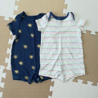 ベビーギャップ(babyGAP)のbabyGAP　3-6monthカバーオール　2枚セット(カバーオール)