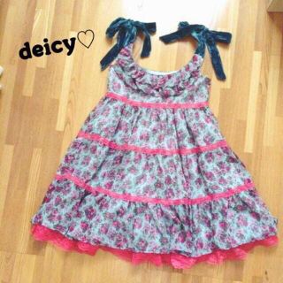 デイシー(deicy)のデイシー♡花柄ワンピース(ミニワンピース)