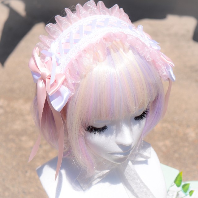 Angelic Pretty(アンジェリックプリティー)の♡セール♡ピンク☆ヘッドドレス レディースのヘアアクセサリー(カチューシャ)の商品写真