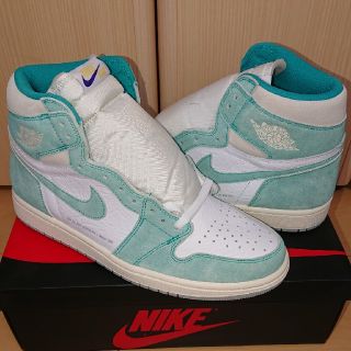 ナイキ(NIKE)のAIR JORDAN1 RETRO HIGH OG Turbo green(スニーカー)