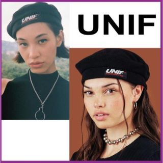 ユニフ(UNIF)の大人気UNIF【ユニフ】のベレー帽(ハンチング/ベレー帽)