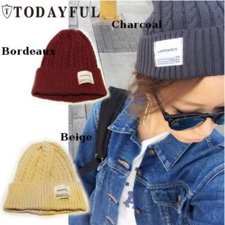 トゥデイフル(TODAYFUL)のtodayful ニットキャップ 新品(ニット帽/ビーニー)