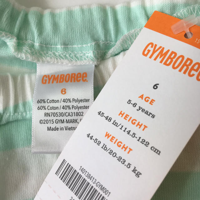 GYMBOREE(ジンボリー)の売り切りセール！ジンボリーワンピース ボーダー120〜 キッズ/ベビー/マタニティのキッズ服女の子用(90cm~)(ワンピース)の商品写真