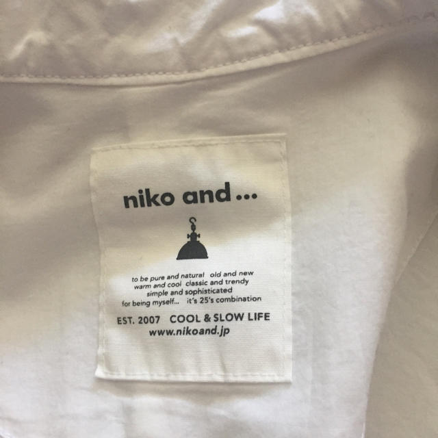 niko and...(ニコアンド)のniko and ... コットン ジャケット レディースのジャケット/アウター(テーラードジャケット)の商品写真