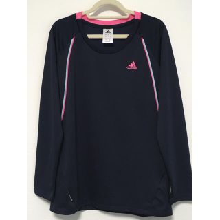 アディダス(adidas)のadidas  長袖Tシャツ ネイビー(Tシャツ(長袖/七分))