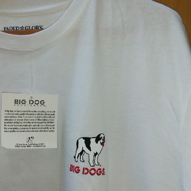 未使用、新品、米国 BigDog Tシャツ XXL メンズのトップス(Tシャツ/カットソー(半袖/袖なし))の商品写真