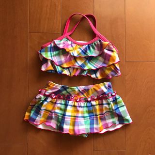 ベビーギャップ(babyGAP)のMoe様専用 女の子用可愛いチェックの水着 90(水着)