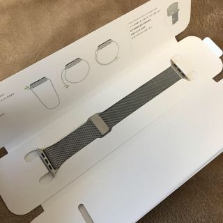 アップルウォッチ(Apple Watch)の【Apple純正】Apple Watch用ミラネーゼループ(金属ベルト)