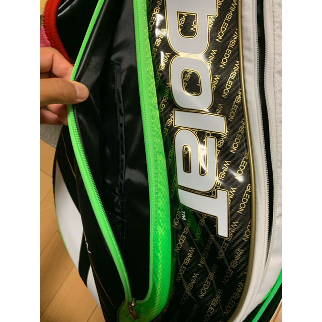 Babolat(バボラ)のラケットホルダー×6 ピュア ストライク ウィンブルドン スポーツ/アウトドアのテニス(ラケット)の商品写真