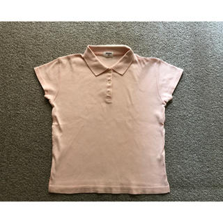 ユニクロ(UNIQLO)のユニクロ（UNIQLO）ポロシャツ サイズ150 ピンク(Tシャツ/カットソー)