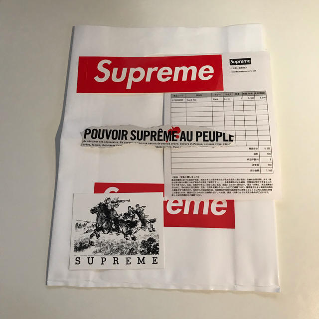 L 黒 Supreme Cupid Tee