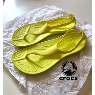 クロックス(crocs)のクロックス ビーサン サイズW6 22cm(ビーチサンダル)