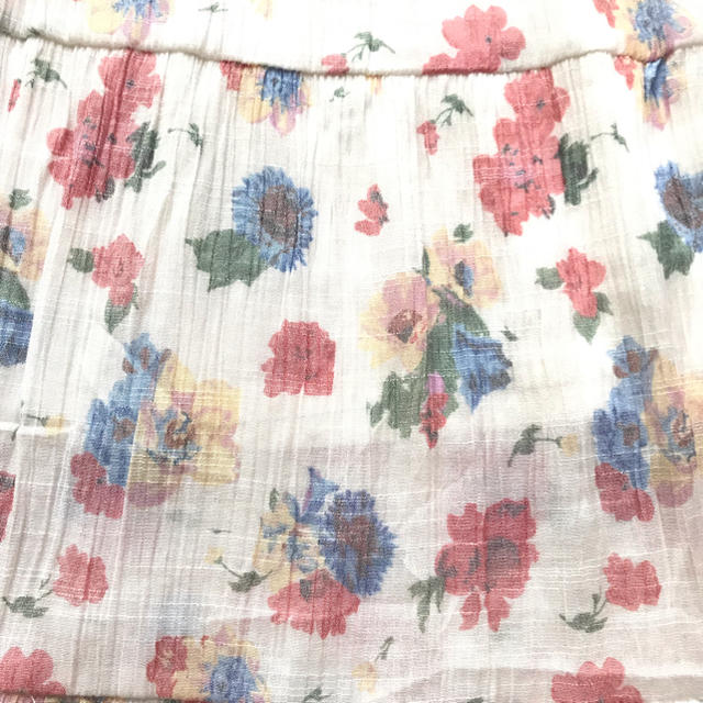 HONEYS(ハニーズ)のハニーズ  ロングスカート 花柄 チュール 美品 L レディースのスカート(ロングスカート)の商品写真