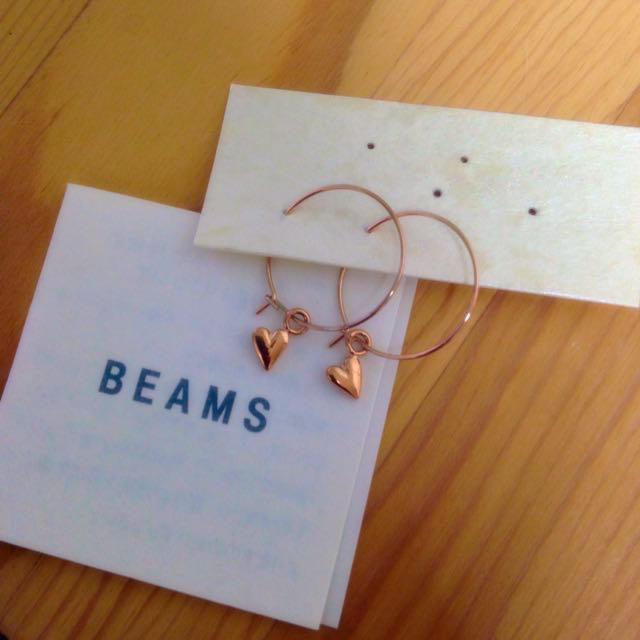 BEAMS(ビームス)のasa様専用＊ピンクゴールドのハートピアス＊ レディースのアクセサリー(ピアス)の商品写真