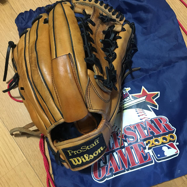 Wilson Staff(ウィルソンスタッフ)のWilsonウィルソン硬式外野手用グローブ USAプロモデルMLBデュアルヒンジ スポーツ/アウトドアの野球(グローブ)の商品写真