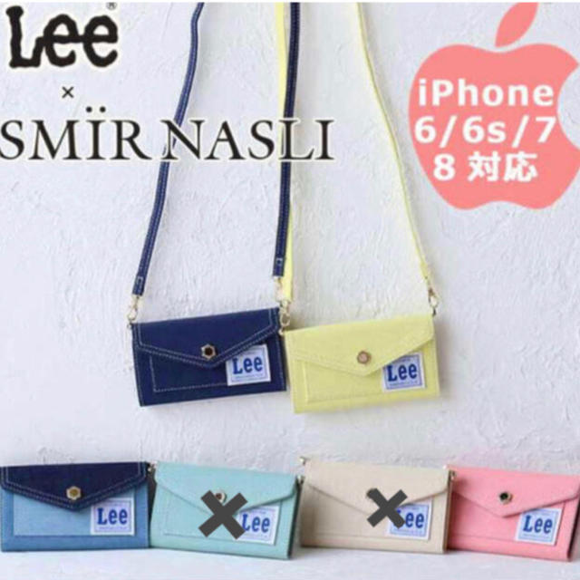 SMIR NASLI(サミールナスリ)の新品♡定価3996円 サミールナスリ ×LEE コラボ iPhone8/7/6 スマホ/家電/カメラのスマホアクセサリー(iPhoneケース)の商品写真