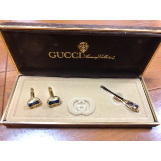 グッチ(Gucci)のグッチのネクタイピンとカフスのセット(ネクタイピン)