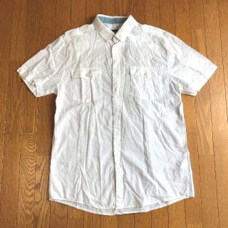 エイチアンドエム(H&M)の★H&M 春夏用 半袖ホワイトカラーシャツ M★(シャツ)