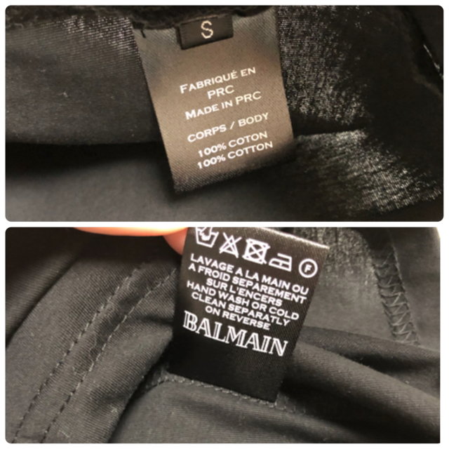 BALMAIN(バルマン)のBALMAIN Tシャツ ブラック×ゴールド メンズのトップス(Tシャツ/カットソー(半袖/袖なし))の商品写真