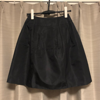 エムプルミエ(M-premier)のmokako様専用 シルクスカート M PREMIER  黒(ひざ丈スカート)