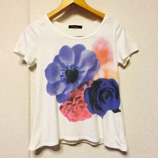 ページボーイ(PAGEBOY)のTシャツ 花 白(Tシャツ(半袖/袖なし))