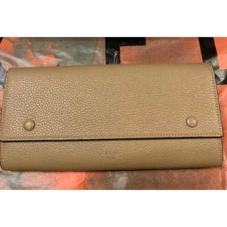 セリーヌ(celine)の〈ももこさん専用〉CELINE セリーヌ 長財布 ベージュ×レッド バイカラー(財布)