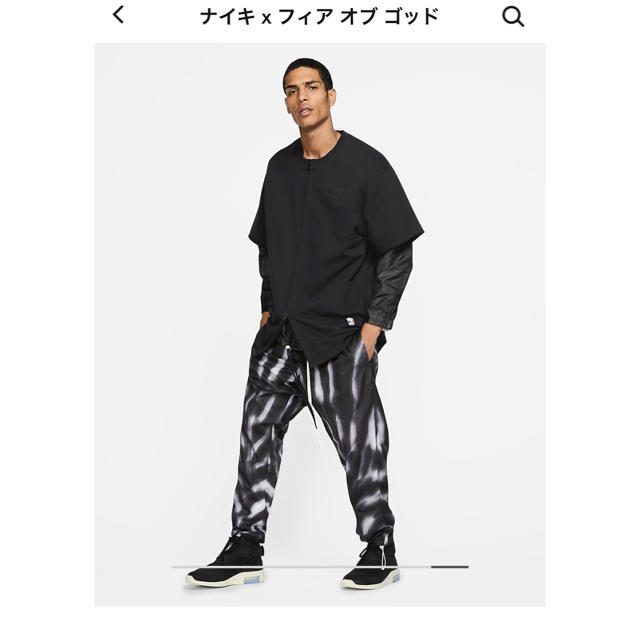 その他NIKE × FEAR OF GOD Allover Print Pants S