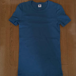 プチバトー(PETIT BATEAU)の週末値下げ・プチバトー PETIT BATEAU グリーンブルー レディース (Tシャツ(半袖/袖なし))