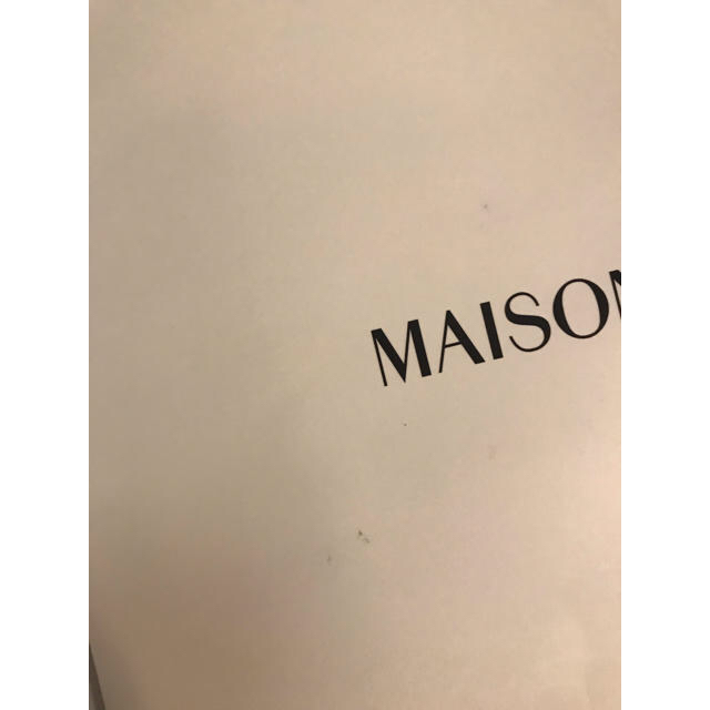 MAISON KITSUNE'(メゾンキツネ)のメゾンキツネ ショッパー 大袋 2枚 レディースのバッグ(ショップ袋)の商品写真