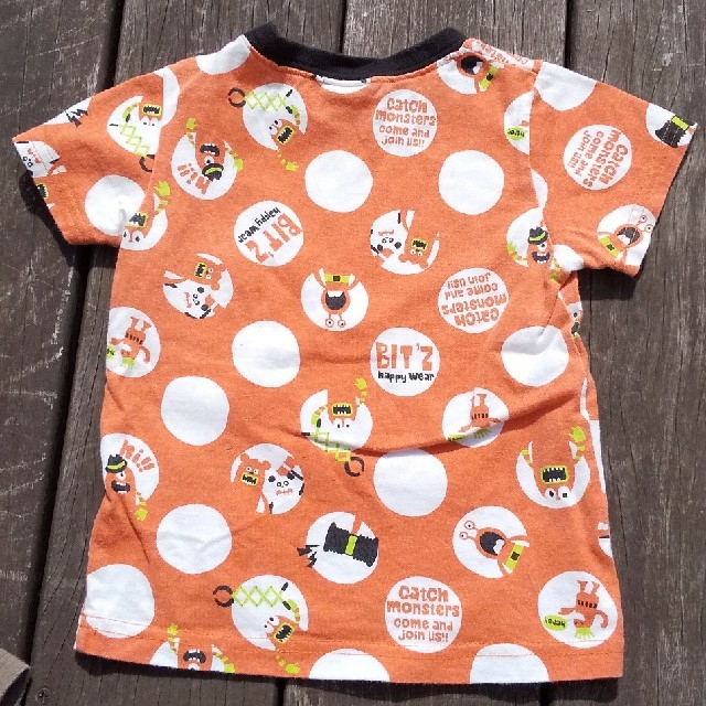 Bit'z(ビッツ)の90cm半袖Ｔシャツ２枚セット キッズ/ベビー/マタニティのキッズ服女の子用(90cm~)(Tシャツ/カットソー)の商品写真