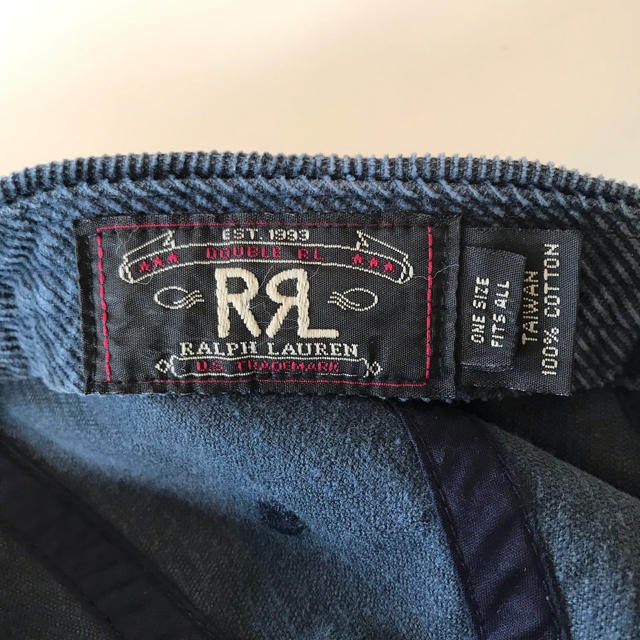 RRL(ダブルアールエル)のRRLキャップ ラルフローレン メンズの帽子(キャップ)の商品写真